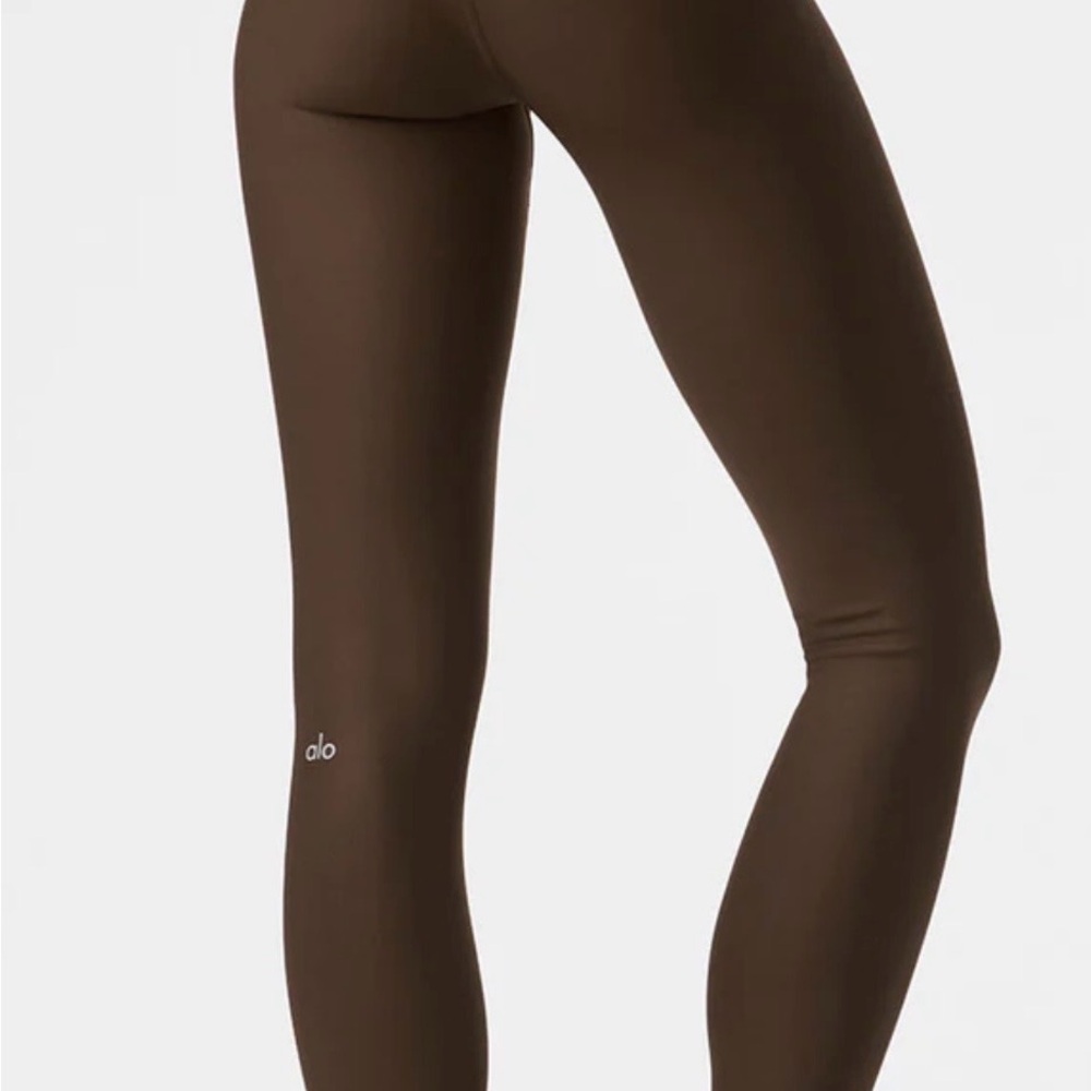 ALO Yoga Dark Brown 7/8 High-Waist Airlift Legging.size m.retail $130. - Picture 3 of 6